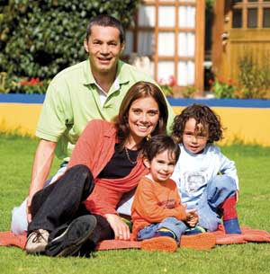 Familywithhouse